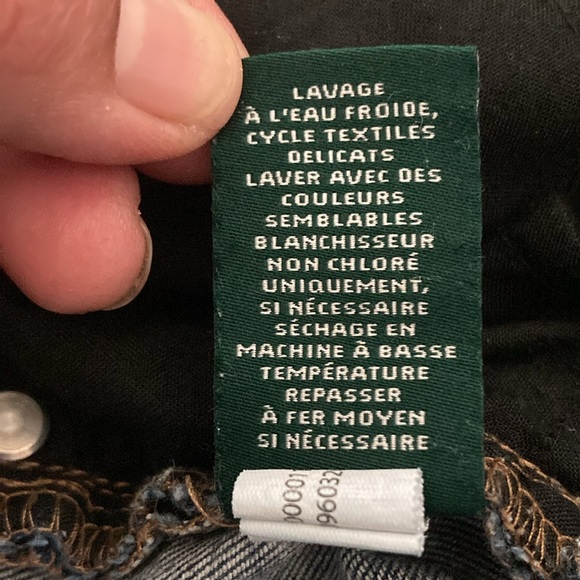 LAUREN RALPH LAUREN Women’s Premier Straight Mid Rise Stretch Blue Jeans Size 32 - Picture 16 of 16